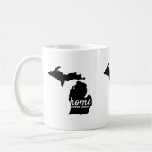 Home Sweet Home Michigan Silhouette Koffiemok (Links)