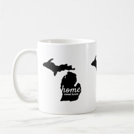 Home Sweet Home Michigan Silhouette Koffiemok