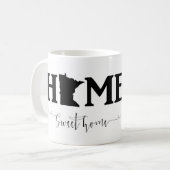  Home Sweet Home Minnesota Classic Mug, 11 oz Koffiemok (Voorkant links)