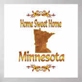 Home Sweet Home Minnesota Poster (Voorkant)