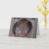 HOME SWEET HOME "Missing You" Kaart (Gele Bloem)