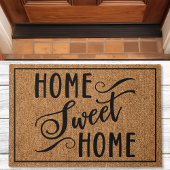 Home Sweet Home Modern Custom Family Deurmat