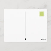 'Home Sweet Home' Moving House Kat gepersonaliseer Briefkaart (Achterkant)