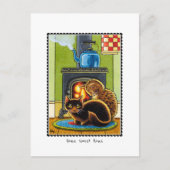 'Home Sweet Home' Moving House Kat gepersonaliseer Briefkaart (Voorkant)