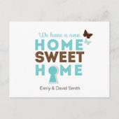 Home Sweet Home {new home} Briefkaart (Voorkant)