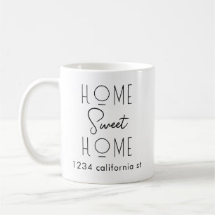 Home Sweet Home Nieuw adres Huisopwarming Gift Koffiemok