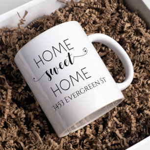 Home Sweet Home Nieuw adres Huisopwarming Gift Koffiemok