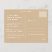 Home Sweet Home Nieuw adres Post Kaart (Achterkant)