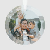 Home Sweet Home Nieuw startpunt 2 Foto Keepasesier Ornament (achterkant)