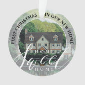 Home Sweet Home Nieuw startpunt 2 Foto Keepasesier Ornament (voorkant)