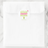 Home Sweet Home {nieuw thuis} Cupcake Toppers/Stic Ronde Sticker (Tas)