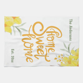 Home Sweet Home Nieuwe Huiseigenaar Housewarming  Theedoek