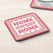 Home Sweet Home Onderzetters Red en White Mix'n'Ma (Linkerzijde)