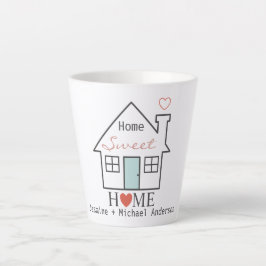 Home Sweet Home op maat Latte Mok