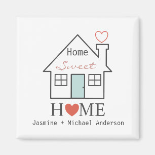 Home Sweet Home op maat Magneet