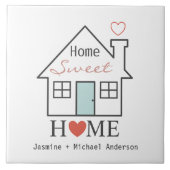 Home Sweet Home op maat Tegeltje (Voorkant)