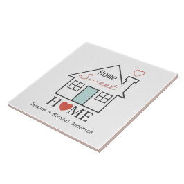 Home Sweet Home op maat Tegeltje