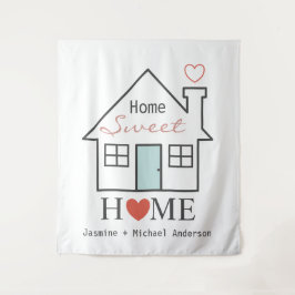 Home Sweet Home op maat Wandkleed