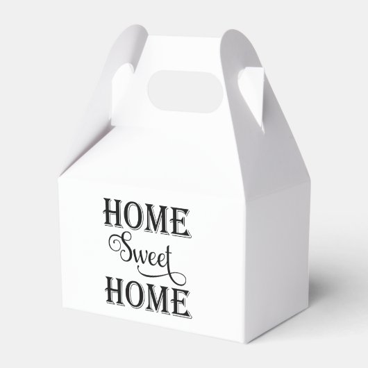 Home Sweet Home Open House Favor Box Bedankdoosjes (Voorkant Zijde)