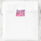 Home Sweet Home Oregon Vierkante Sticker (Tas)
