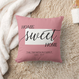 Home Sweet Home PA State Familienaam Sierkussen