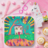 Home sweet home papieren bordje (Feest)