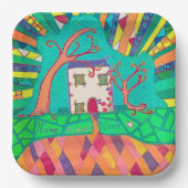 Home sweet home papieren bordje (Voorkant)