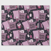 Home Sweet Home Patroon Cadeaupapier (Vlak)