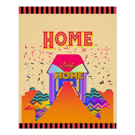 Home Sweet Home Perfect Poster (Voorkant)