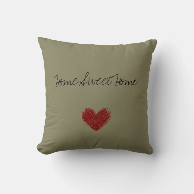 Home Sweet Home Pillow Kussen (Voorkant)
