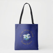"Home Sweet Home Planet Earth" Whimsical Astronomi Tote Bag (Voorkant)