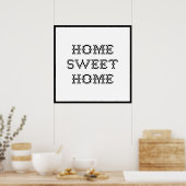 Home Sweet Home Poster (Keuken)
