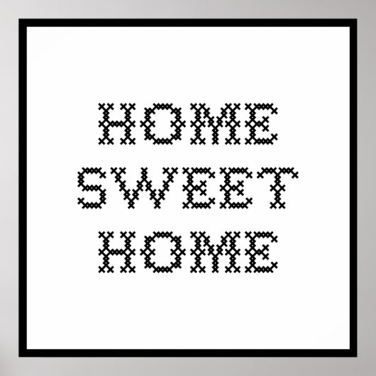 Home Sweet Home Poster (Voorkant)