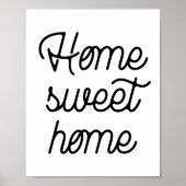 Home sweet home poster (Voorkant)