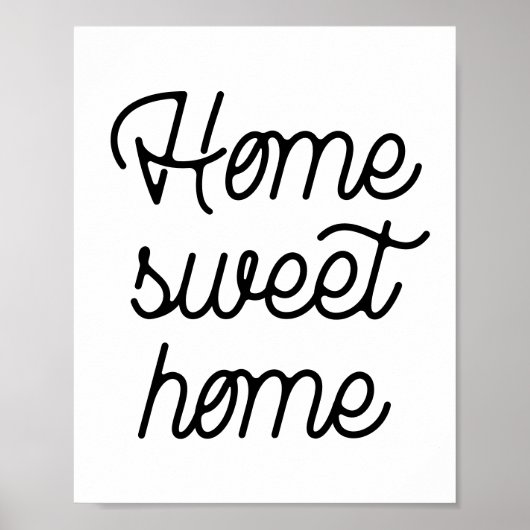 Home sweet home poster (Voorkant)