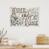 Home Sweet Home Poster (Keuken)