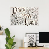 Home Sweet Home Poster (Thuiskantoor)