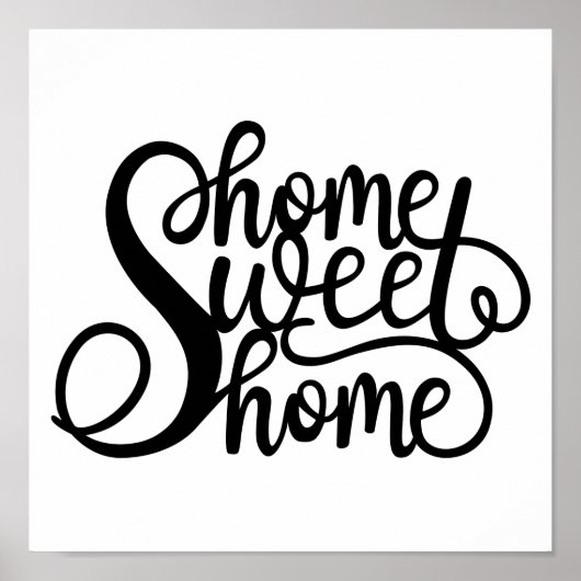 Home sweet home poster (Voorkant)