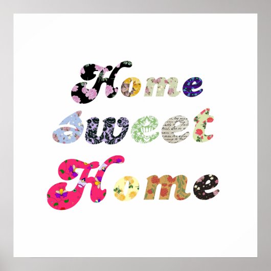 Home Sweet Home Poster (Voorkant)