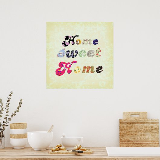 Home Sweet Home Poster (Keuken)