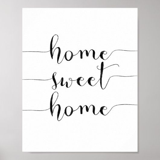Home Sweet Home Poster (Voorkant)