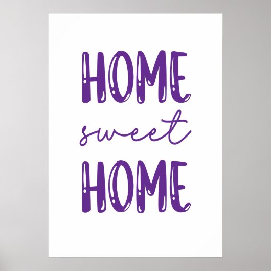 Home sweet home poster (Voorkant)