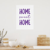 Home sweet home poster (Keuken)