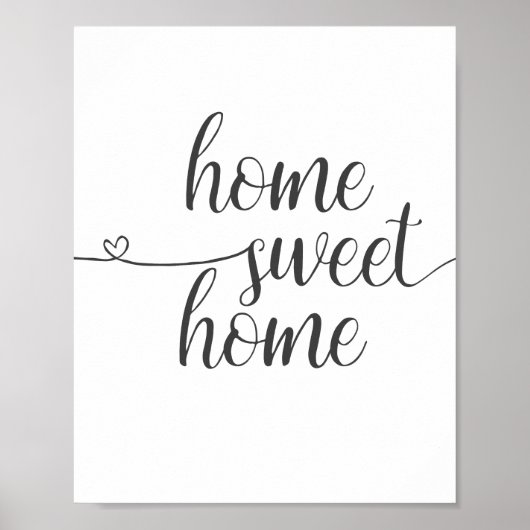 Home Sweet Home Print (Voorkant)