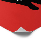 Home Sweet Home quote Black cat feline kat Poster (Hoek)