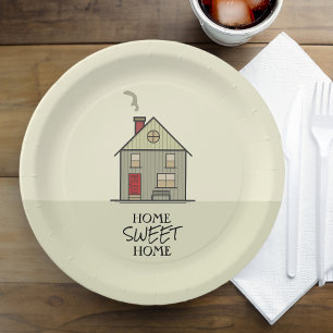 Home Sweet Home Quote Schattige Housewarming House Papieren Bordje