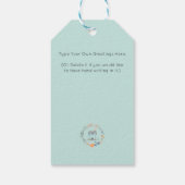 Home Sweet Home Realtor Budget Marketing Aangepast Cadeaulabel (Achterkant)