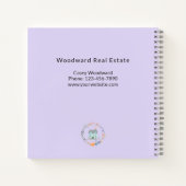 Home Sweet Home Realtor Dank u gepersonaliseerd Notitieboek (Achterkant)