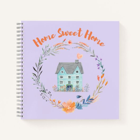 Home Sweet Home Realtor Dank u gepersonaliseerd Notitieboek (Voorkant)