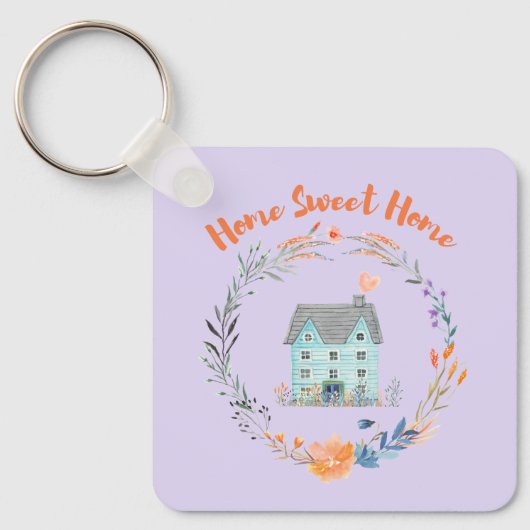 Home Sweet Home Realtor Sluiten Dank u klanten Sleutelhanger (Voorkant)